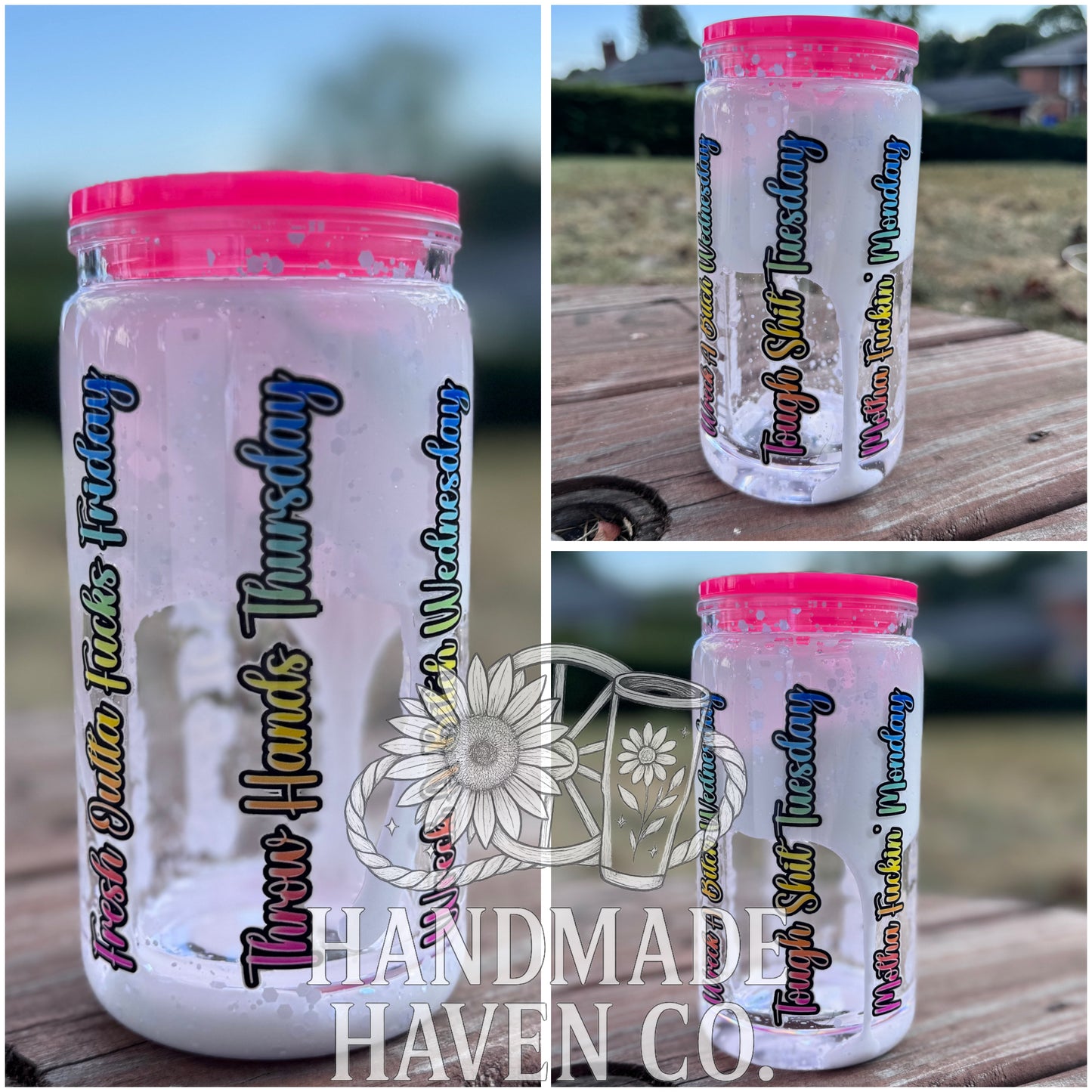 Snow globe tumbler