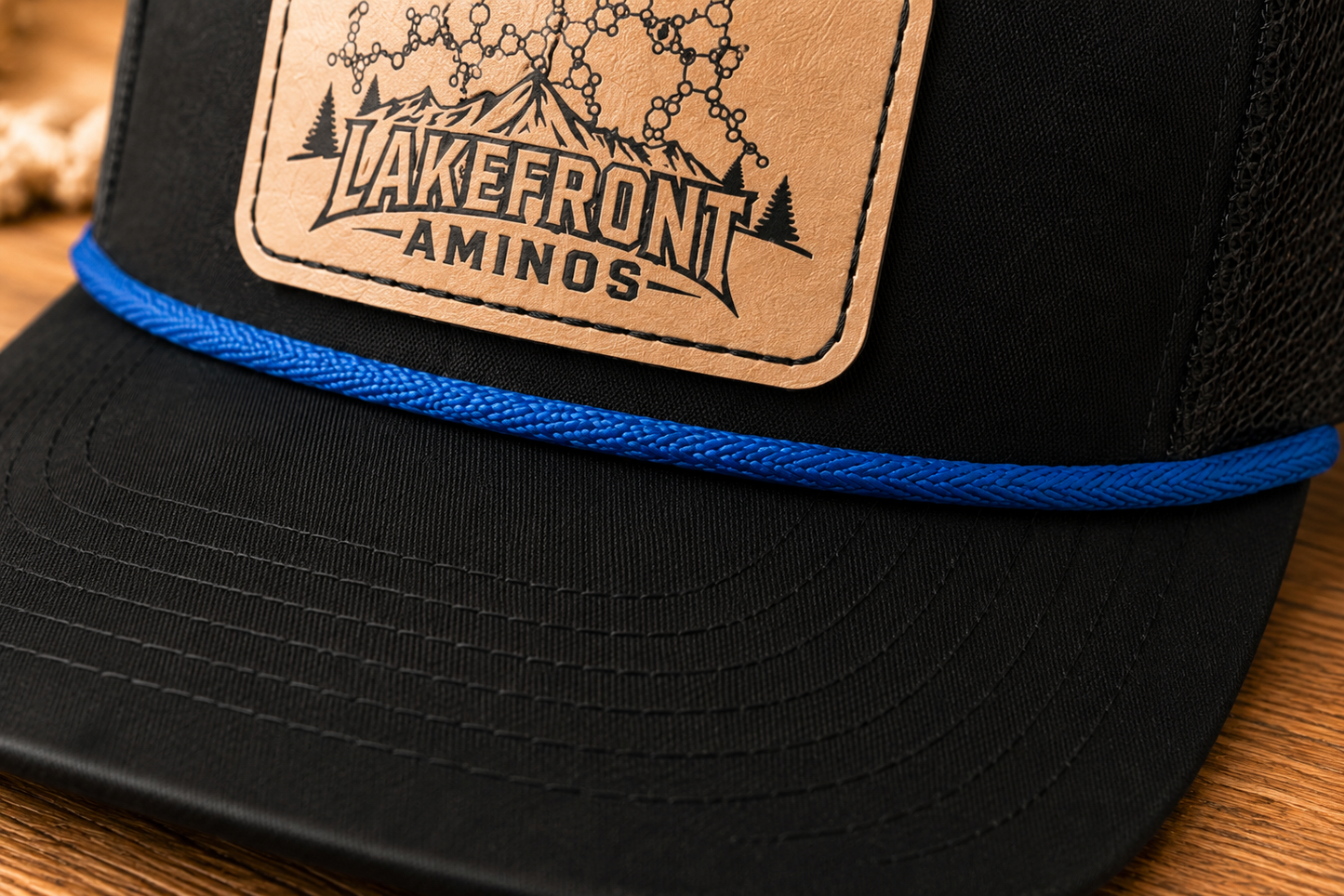 Blue Lakefront Hat Rope