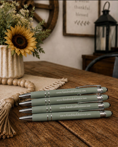 Engraved pens