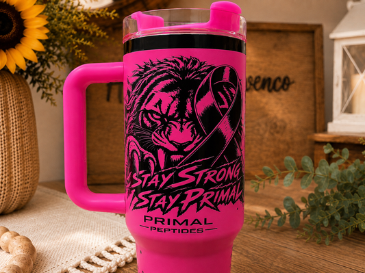 Stay Strong. Stay Primal 40 oz Tumbler