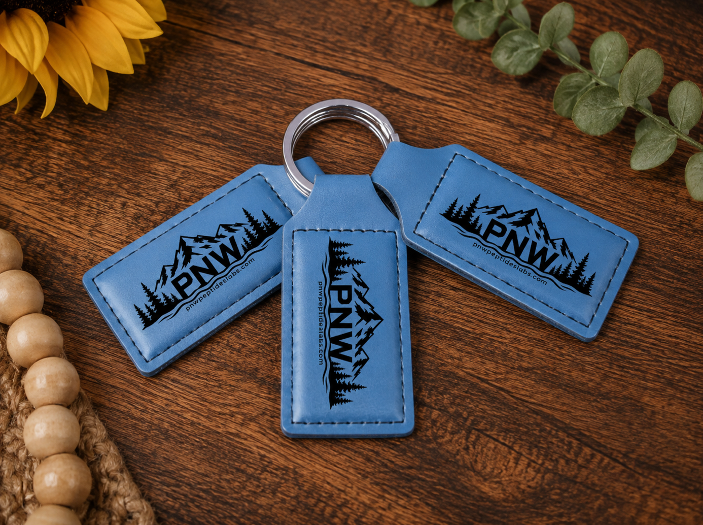 PNW leatherette Keychain