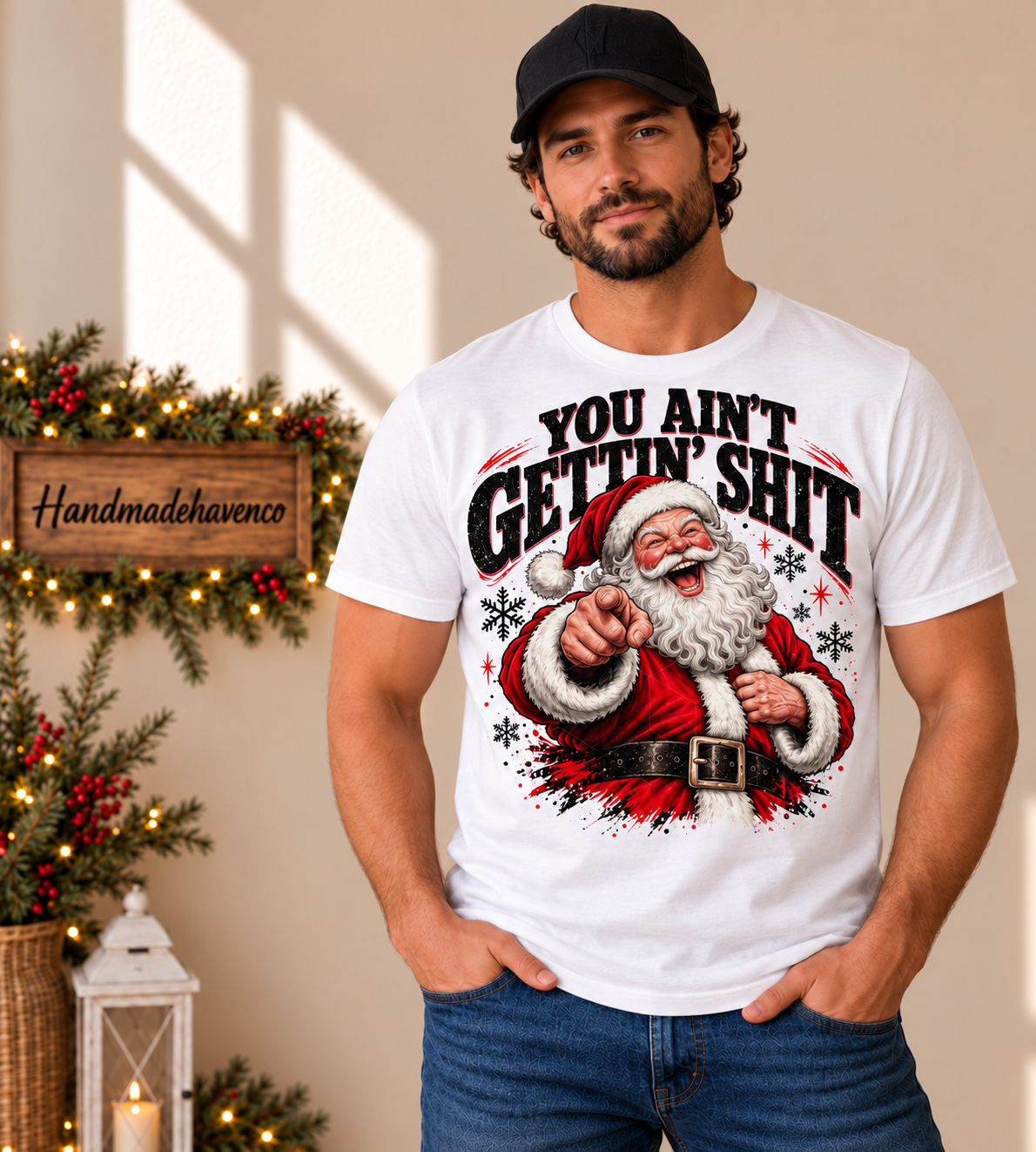 Out of Give a Shits Christmas Tee